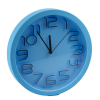 blue wall clock